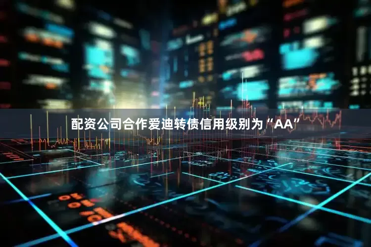 配资公司合作爱迪转债信用级别为“AA”