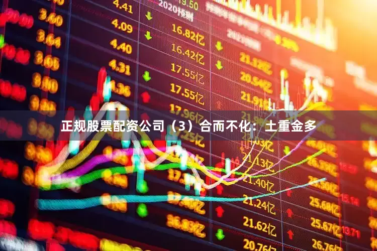 正规股票配资公司（3）合而不化：土重金多