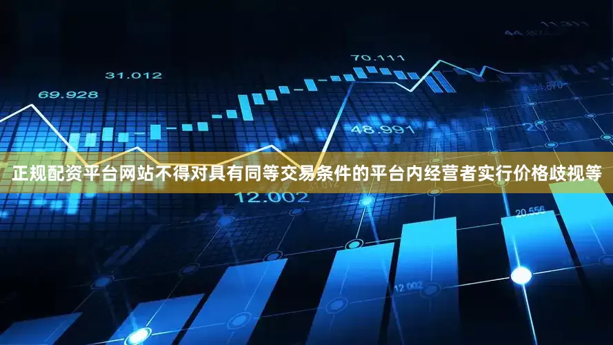 正规配资平台网站不得对具有同等交易条件的平台内经营者实行价格歧视等