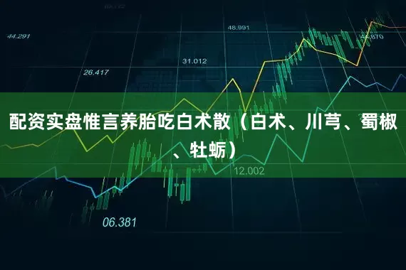 配资实盘惟言养胎吃白术散（白术、川芎、蜀椒、牡蛎）